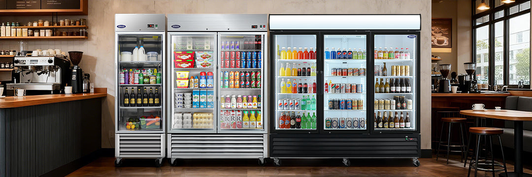 Glass Door Commercial freezers