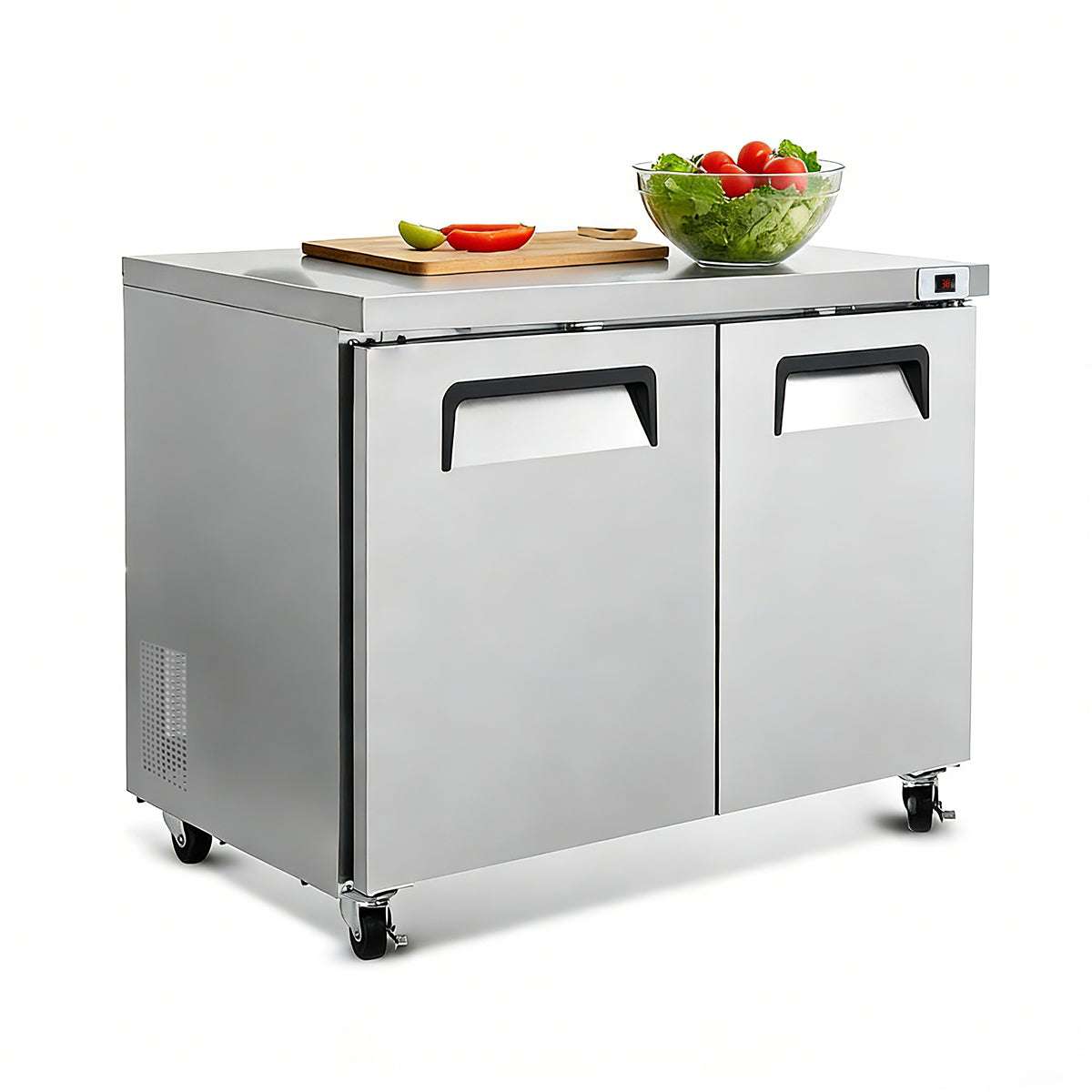 48″ W Commercial Undercounter Refrigerator – 14 Cu Ft Worktop Fridge